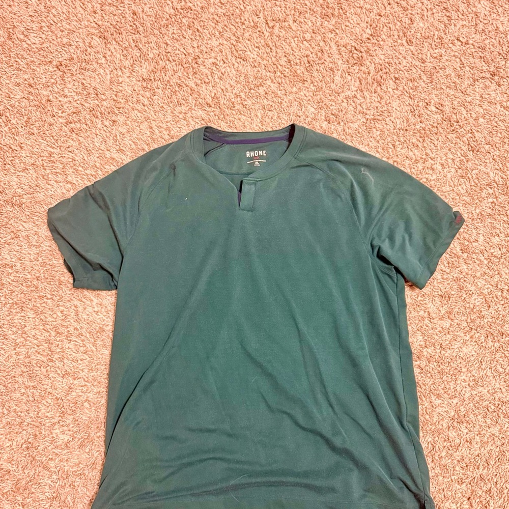 Rhone Men's Dark Green Short Sleeve Tee